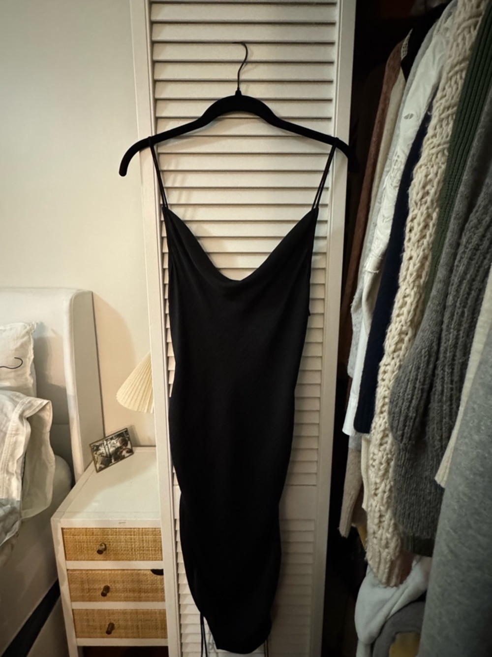 Free People Black Slip Dress